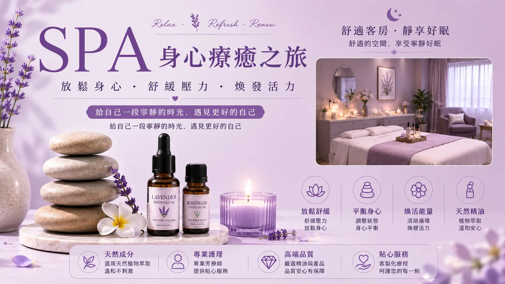 Vanisa 姿蔓 台北上門按摩 SPA 環境・精油芳療・舒適客房